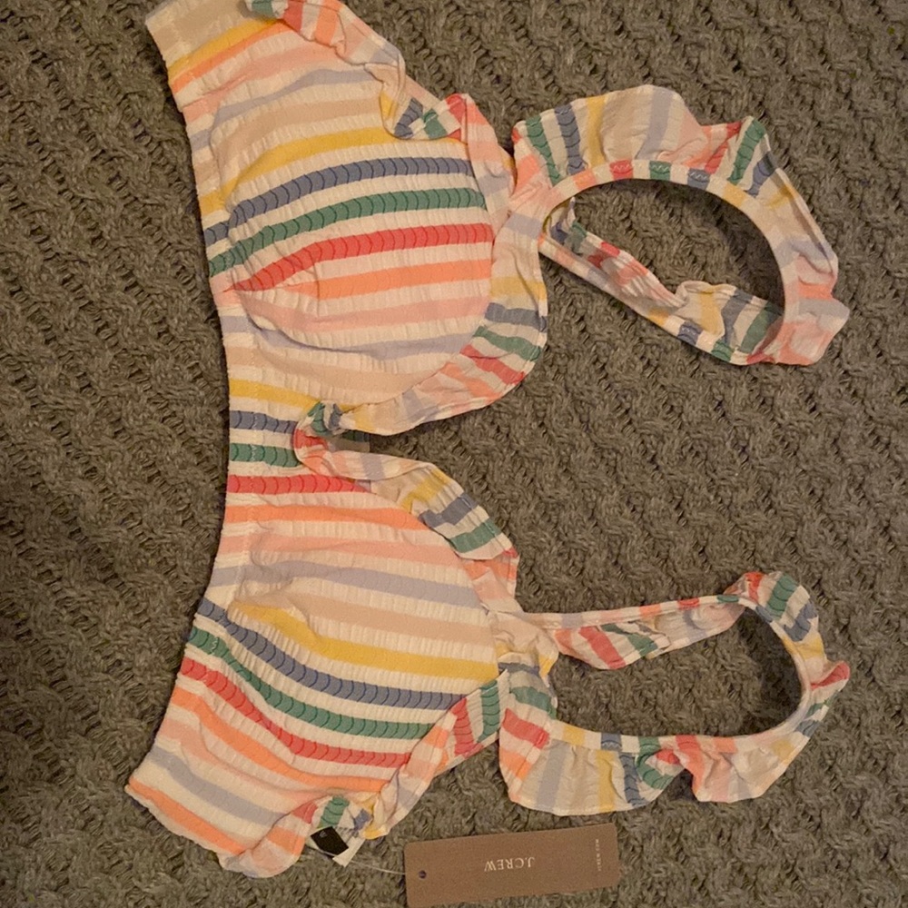 J.Crew Two Piece Multicolor Bathing Suit